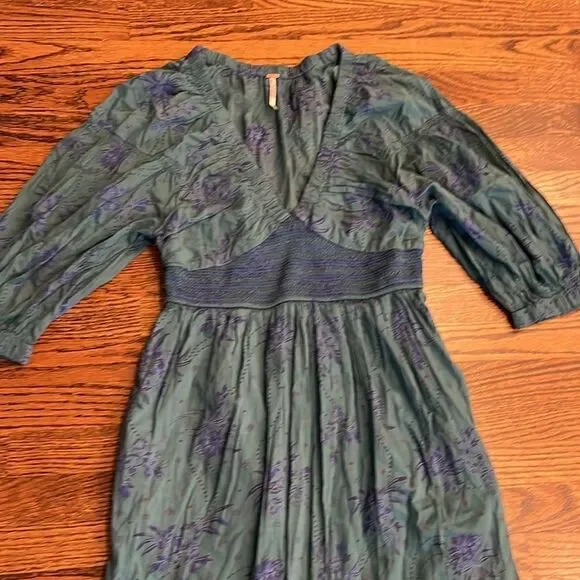 Free People Golden Hour Maxi Dress Size Medium - Picture 4 of 6